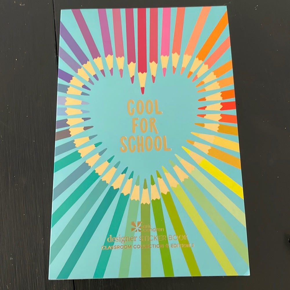⭐️3/$25⭐️ Erin Condren Cool for School Sticker Book - Multicolor